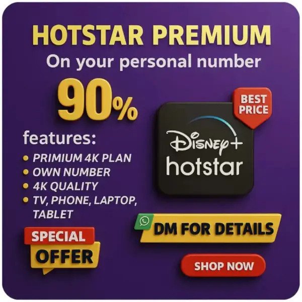 Hotstar 4K Premium subscription